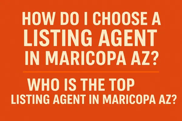 Who Is the Top Listing Agent in Maricopa AZ?,James Sanson Maricopa's #1 Realtor