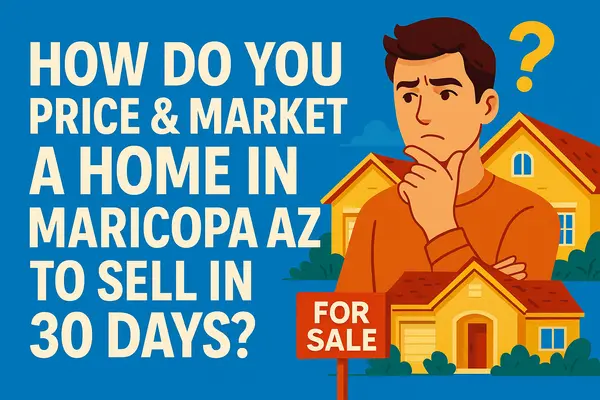How Do You Price & Market a Home in Maricopa AZ to Sell in 30 Days?,James Sanson Maricopa's #1 Realtor