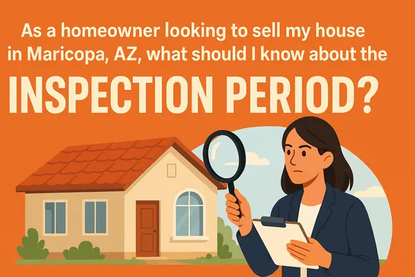 As a homeowner looking to sell my house in Maricopa, AZ, what should I know about the Inspection Period?,James Sanson Maricopa's #1 Realtor