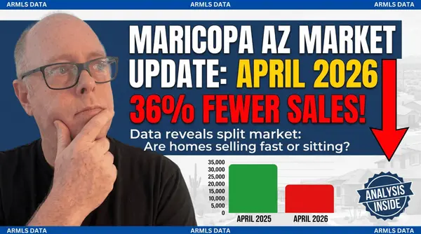 feature image of Maricopa Housing Market April 2026: 36% Fewer Home Sales Than Last Year | What Sellers Need to Know