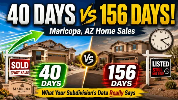 feature image of Maricopa AZ Market Update: Which Neighborhoods Are Selling Fast and Which Are Stuck (April 2026)