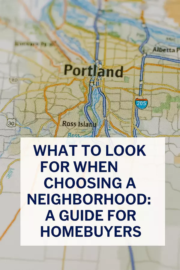 What to Look for When Choosing a Neighborhood: A Guide for Homebuyers