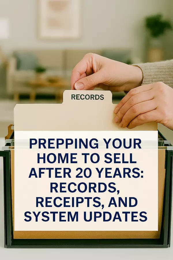 Prepping Your Home for Sale After 20 Years—Records, Receipts, and System Updates