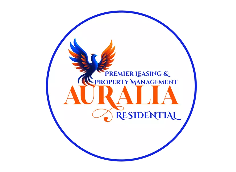 Auralia Residential Offical Logo blue circle transparent