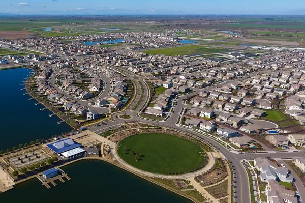 Lathrop CA Aerial view