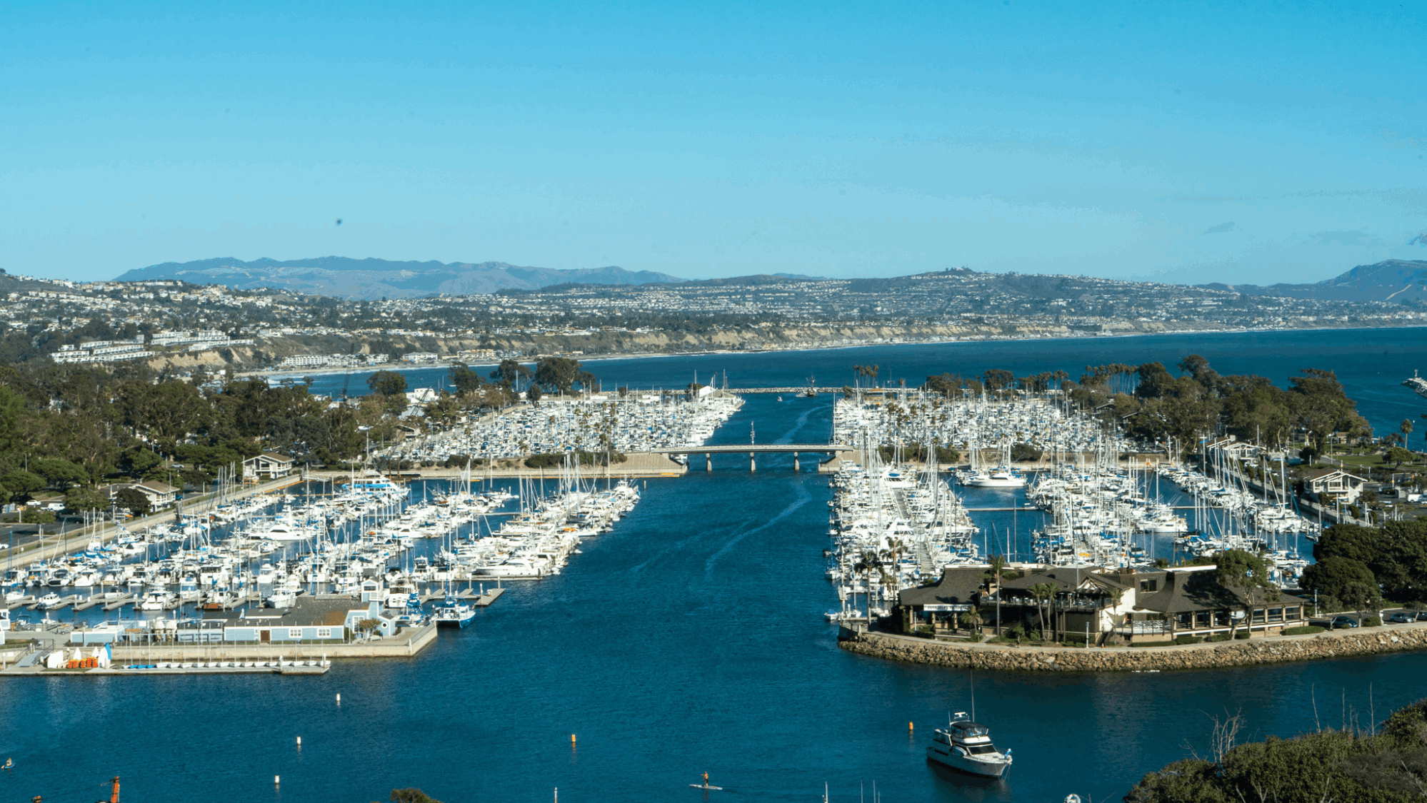 Aerial View of Dana Point Harbor