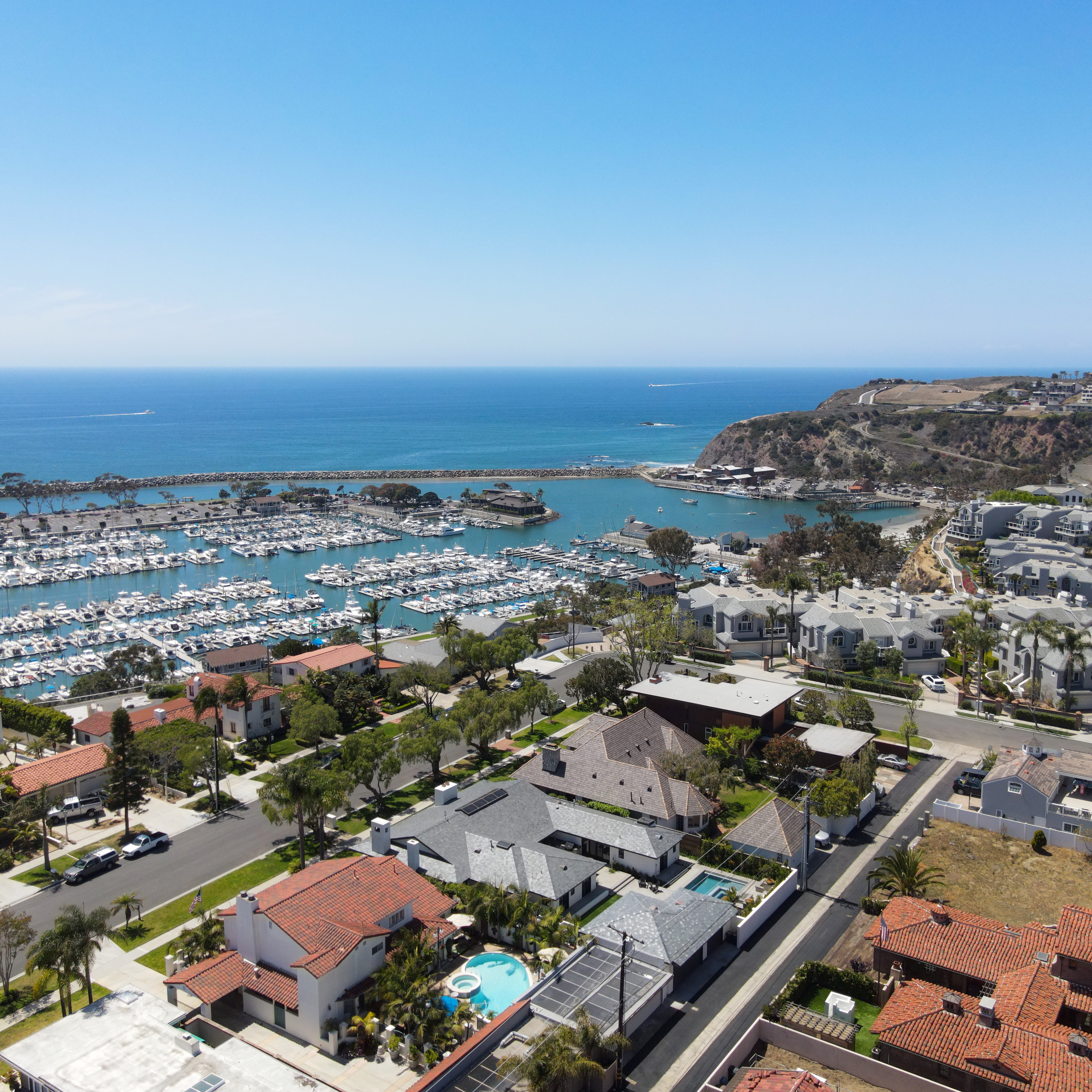 Aerial View of Dana Point Harbor