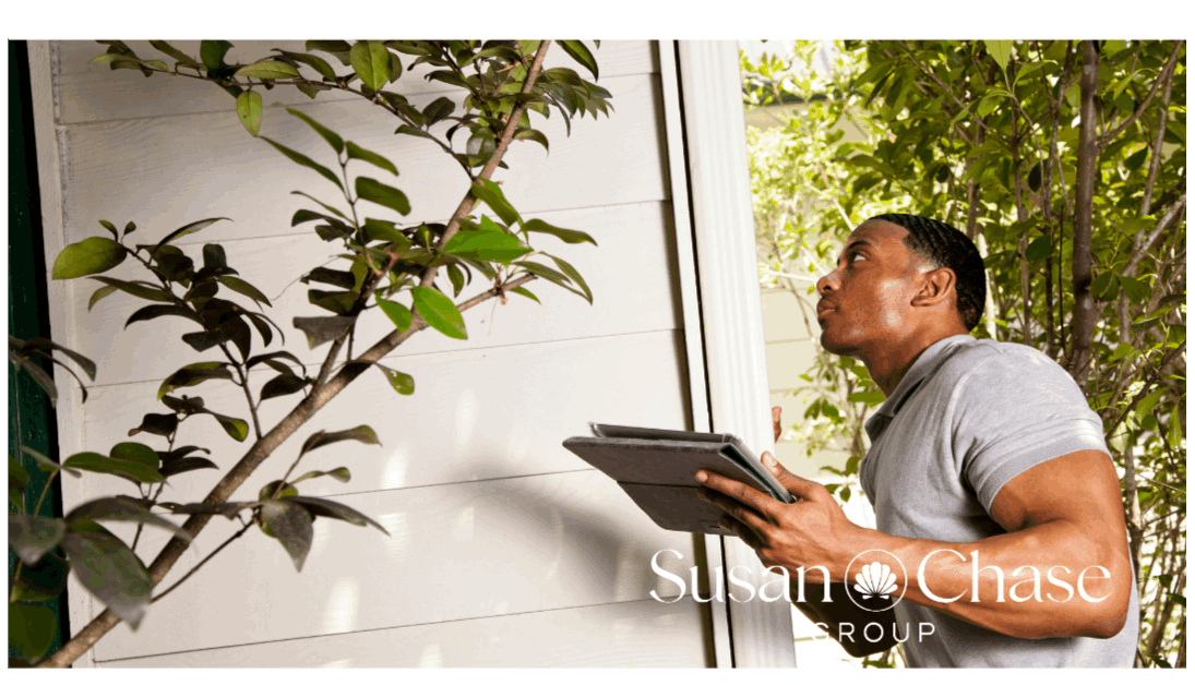 Coastal home inspection in South Orange County showing exterior and moisture checks | Susan Chase Real Estate
