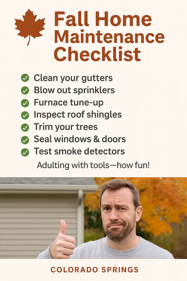 Fall Home Maintenance Checklist for Colorado Springs Homeowners
