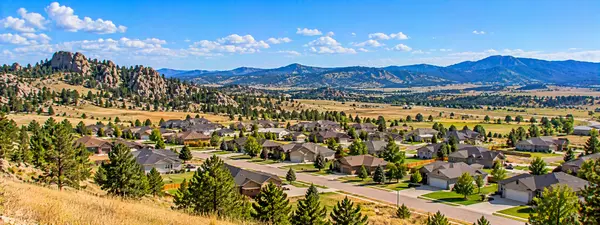 Rocky Hillside Subdivision Panorama