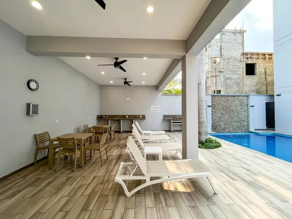 Modern Condo Near Beach with Private Rooftop Pool