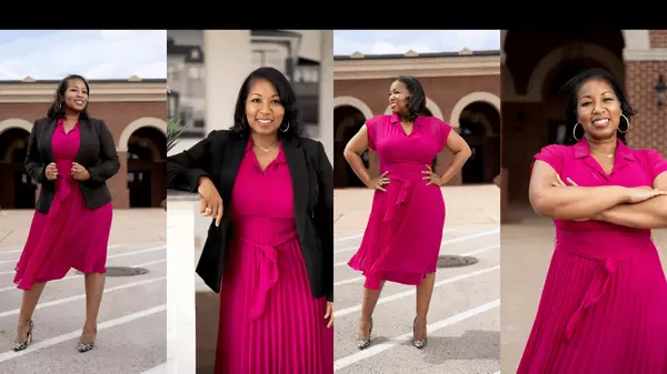 photo shoot with black