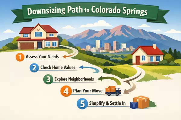 Downsizing in Colorado Springs: A Practical Guide for Baby Boomers (Zip Codes 80904, 80905 & 80907)