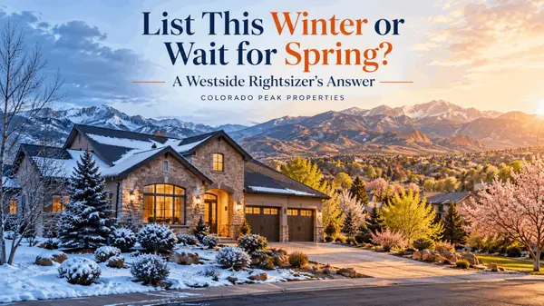 List This Winter or Wait for Spring? A Westside Rightsizer's Answer | Colorado Peak Properties