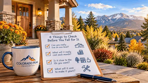 Buying Your Rightsizing Home: Four Things to Check Before You Fall for It | Colorado Peak Properties
