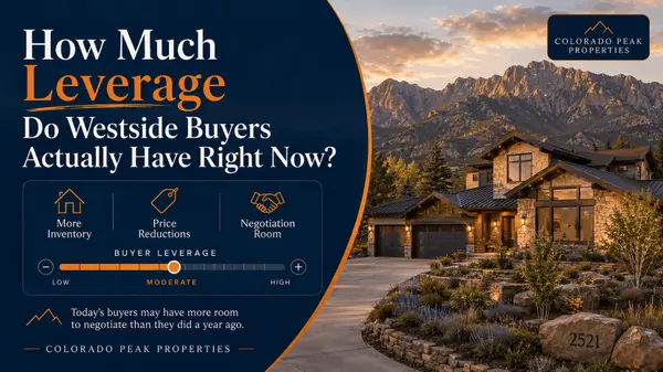 How Much Leverage Do Westside Buyers Actually Have Right Now? | Colorado Peak Properties