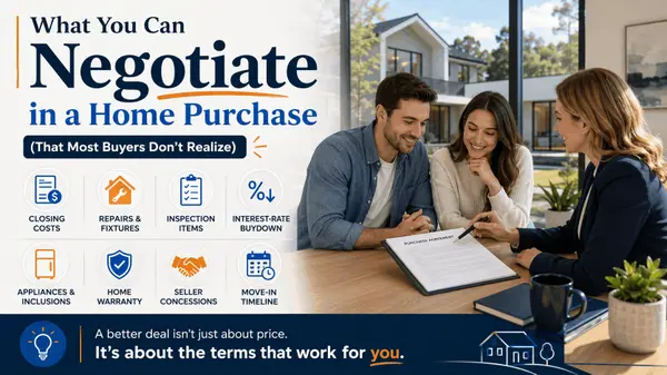 What You Can Negotiate in a Home Purchase (That Most Buyers Don't Realize)