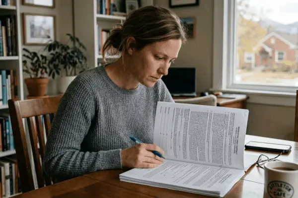 feature image of How to Read a Colorado Real Estate Contract—What Littleton Buyers Actually Need to Understand