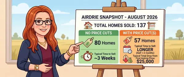 Airdrie Market Update, August 2026: The Asking Price That Cost 57 Airdrie Sellers $25,000 in August