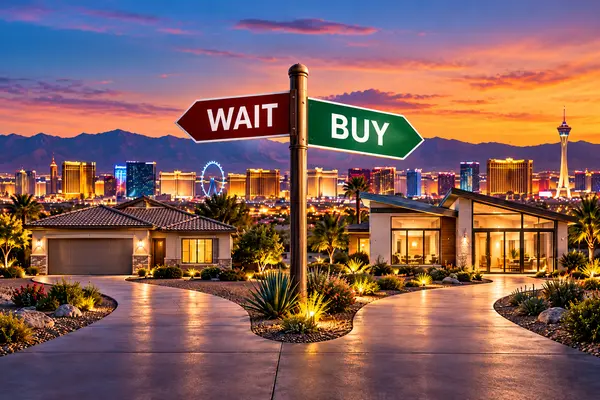 feature image of Should You Buy a Home in Las Vegas Now or Wait for Mortgage Rates to Drop?