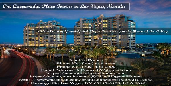One Queensridge Place Towers | Guard-Gated Luxury Condos Las Vegas