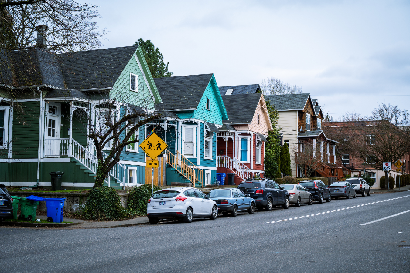Older homes in a Portland Neighborhood