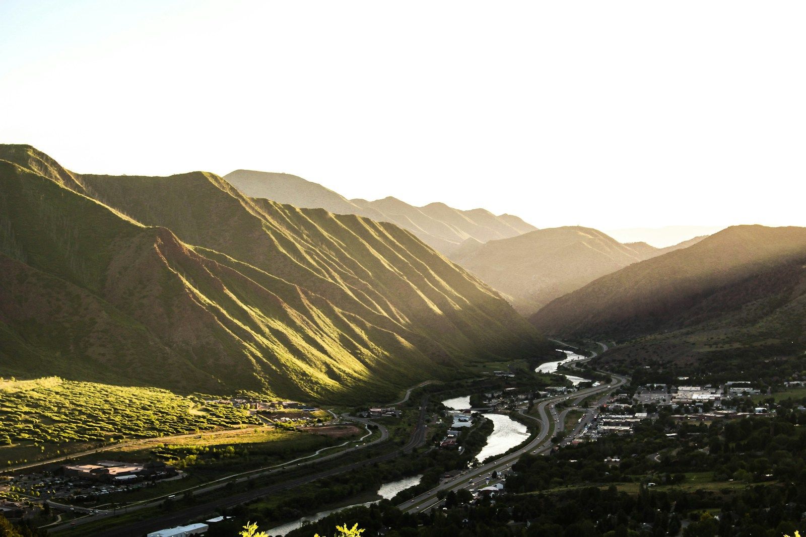 Colorado Springs homes and mountain landscape