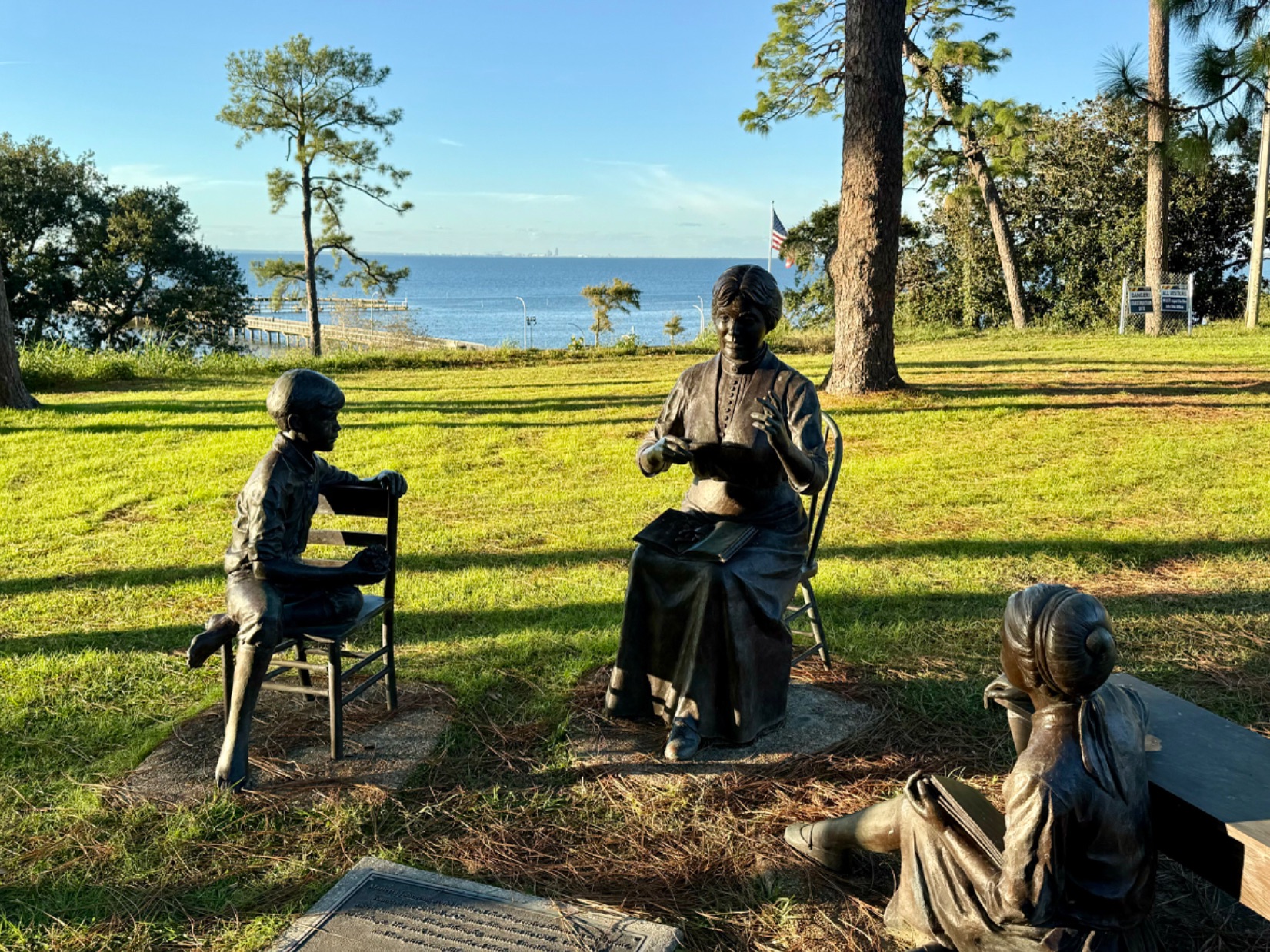 Fairhope Alabama overlooks Mobile Bat