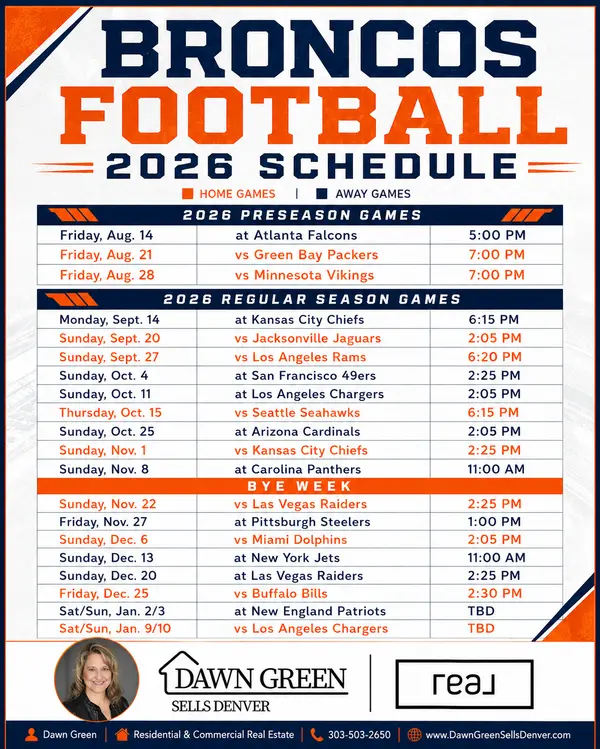 2026 Denver Football Schedule: Home Games, Away Games & Local Game Day Tips