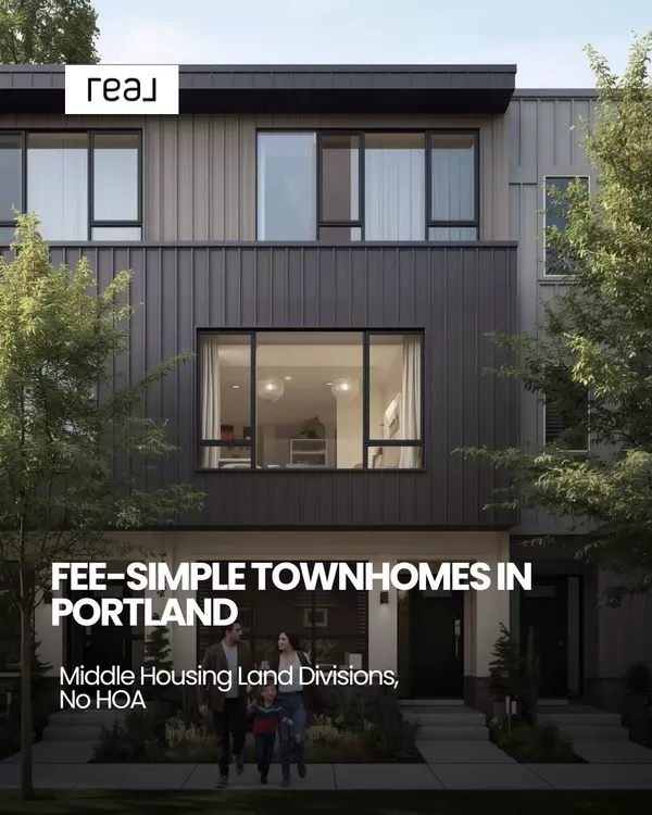 Can we look for properties eligible for 'Middle Housing Land Divisions' so I can buy a new construction townhome fee-simple (no HOA)?