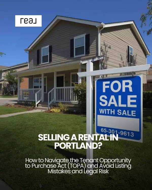 How do I navigate the Tenant Opportunity to Purchase Act (if in Portland city limits) so I don't