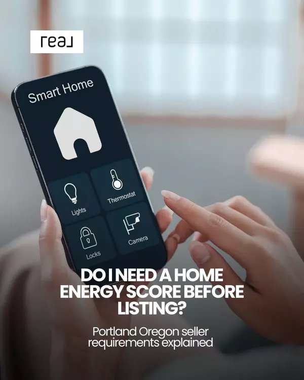 Do I need to complete the 'Home Energy Score' assessment before we list, and what happens if I get a low score?