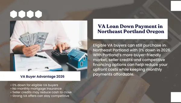 VA Loan Down Payment in Northeast Portland Oregon: What to Expect 2026