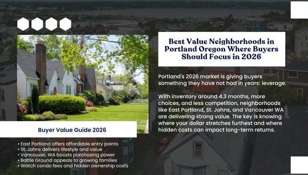 Best Value Neighborhoods in Portland Oregon and Where to Be Cautious in 2026