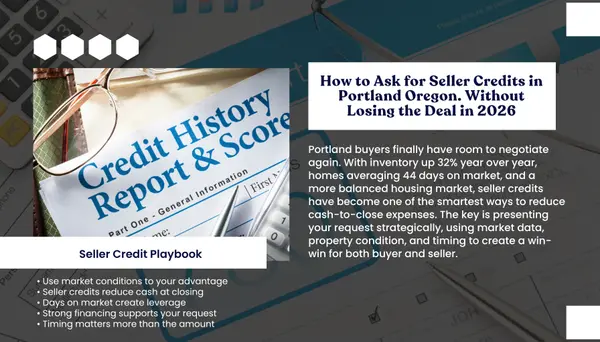 How to Ask for Seller Credits in Portland Oregon Without Losing the Deal