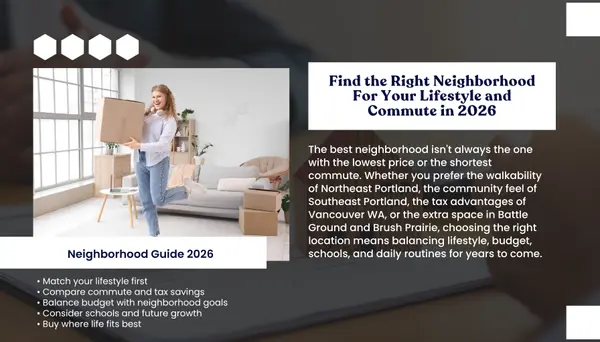 Best Neighborhoods in Portland Oregon and Vancouver WA for Your Lifestyle and Commute