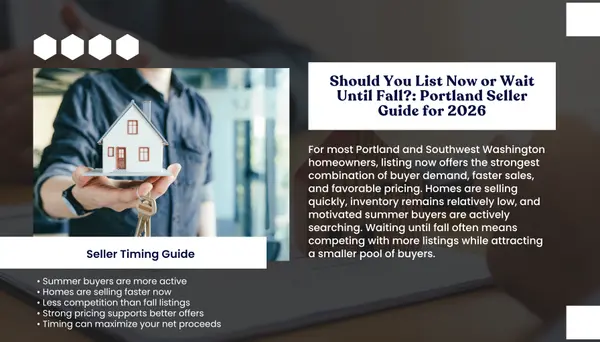 Should You List Your Portland Oregon Home Now or Wait Until Fall