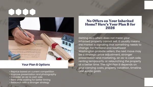 No Offers on Your Portland Inherited Home? Here's Your Plan B