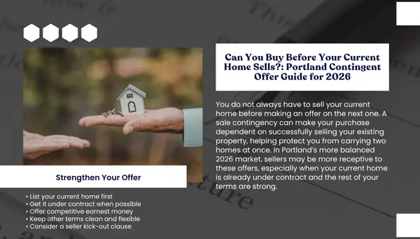 Can You Make a Contingent Offer on a Portland Oregon Home While Selling Yours?
