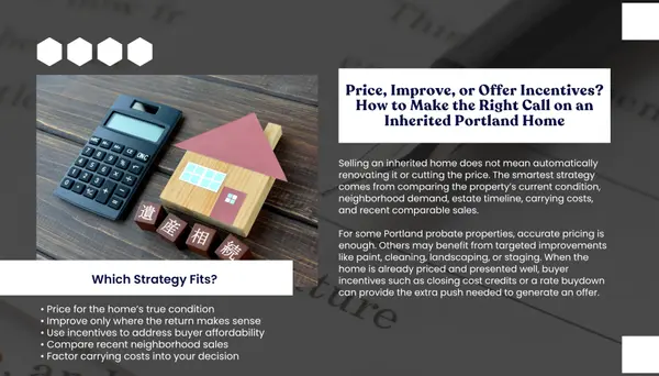 Selling an Inherited Portland Oregon Home: Price, Condition, or Incentives