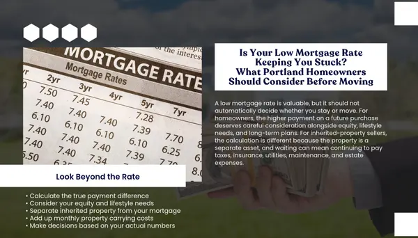 How Your Low Mortgage Rate Affects Your Decision to Move in Portland, Oregon