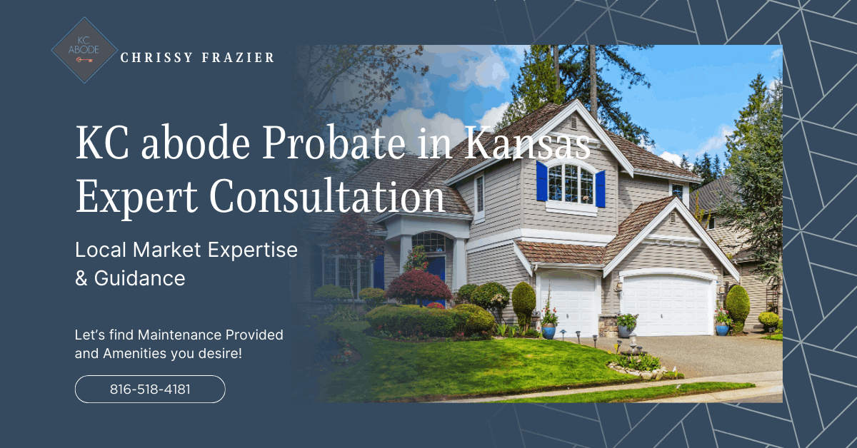 Kansas home representing how probate works for inherited property in Johnson County