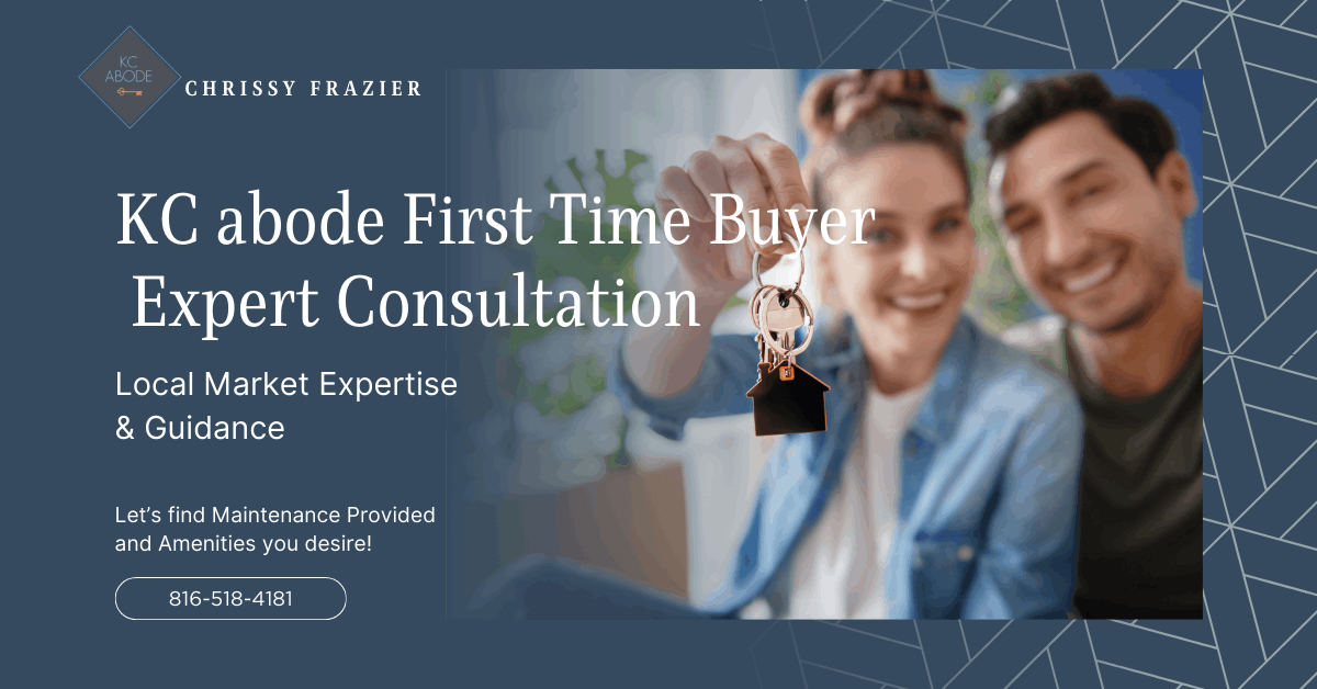 Kansas City couple buying their first home using zero down payment options and first time buyer programs.