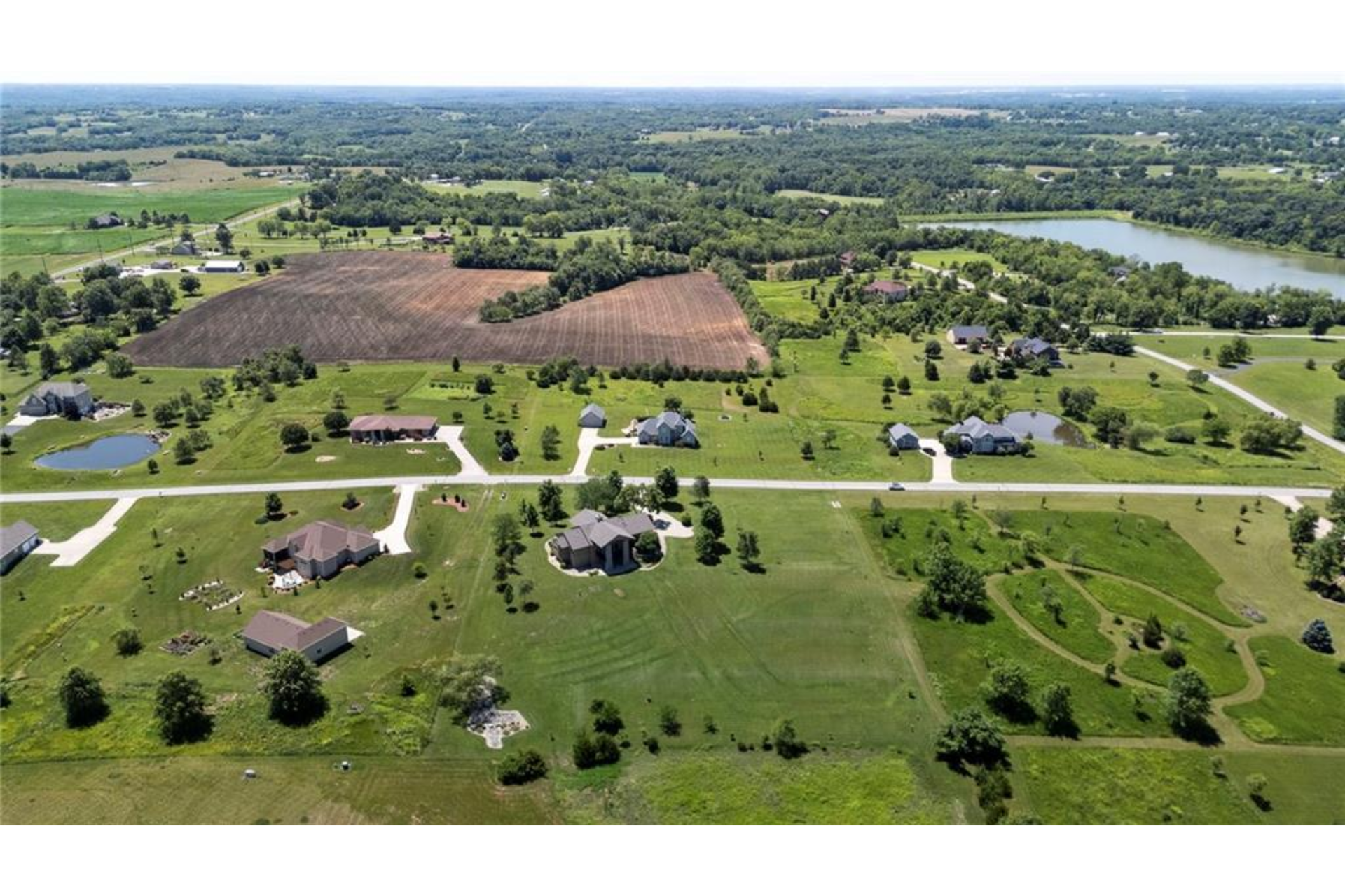 Bonner Springs Kansas Neighborhood Ariel View