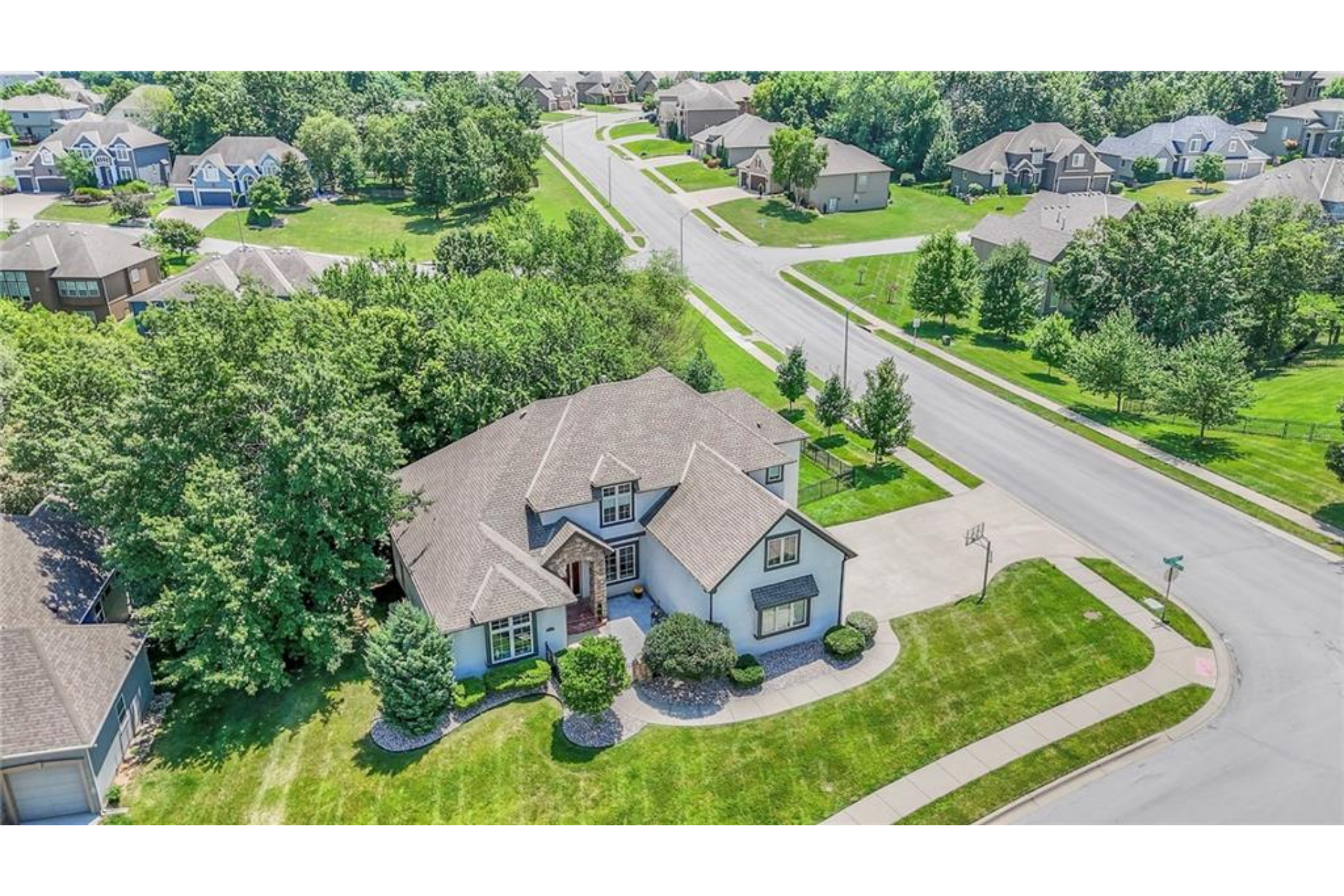 Lee's Summit Neighborhood Dalton's Ridge Aerial View
