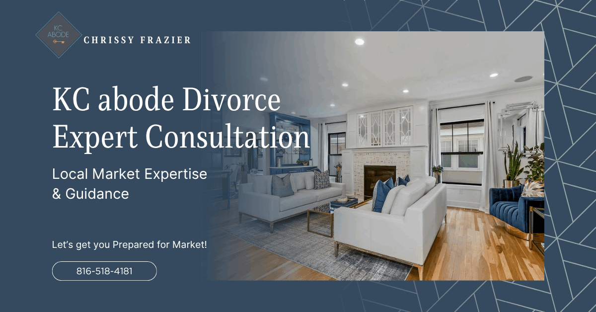 Kansas home interior prepared for sale during a divorce in Johnson County.