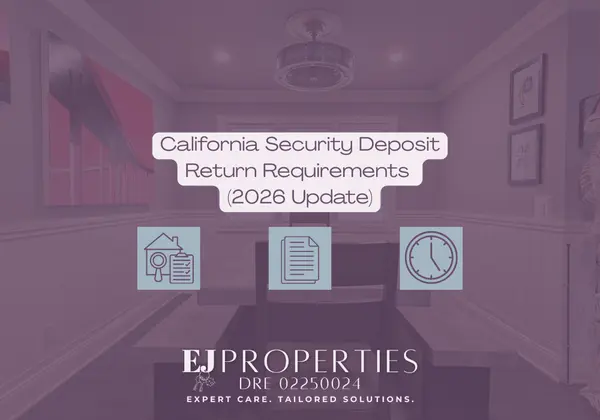 California Security Deposit Return Requirements (2026 Update)