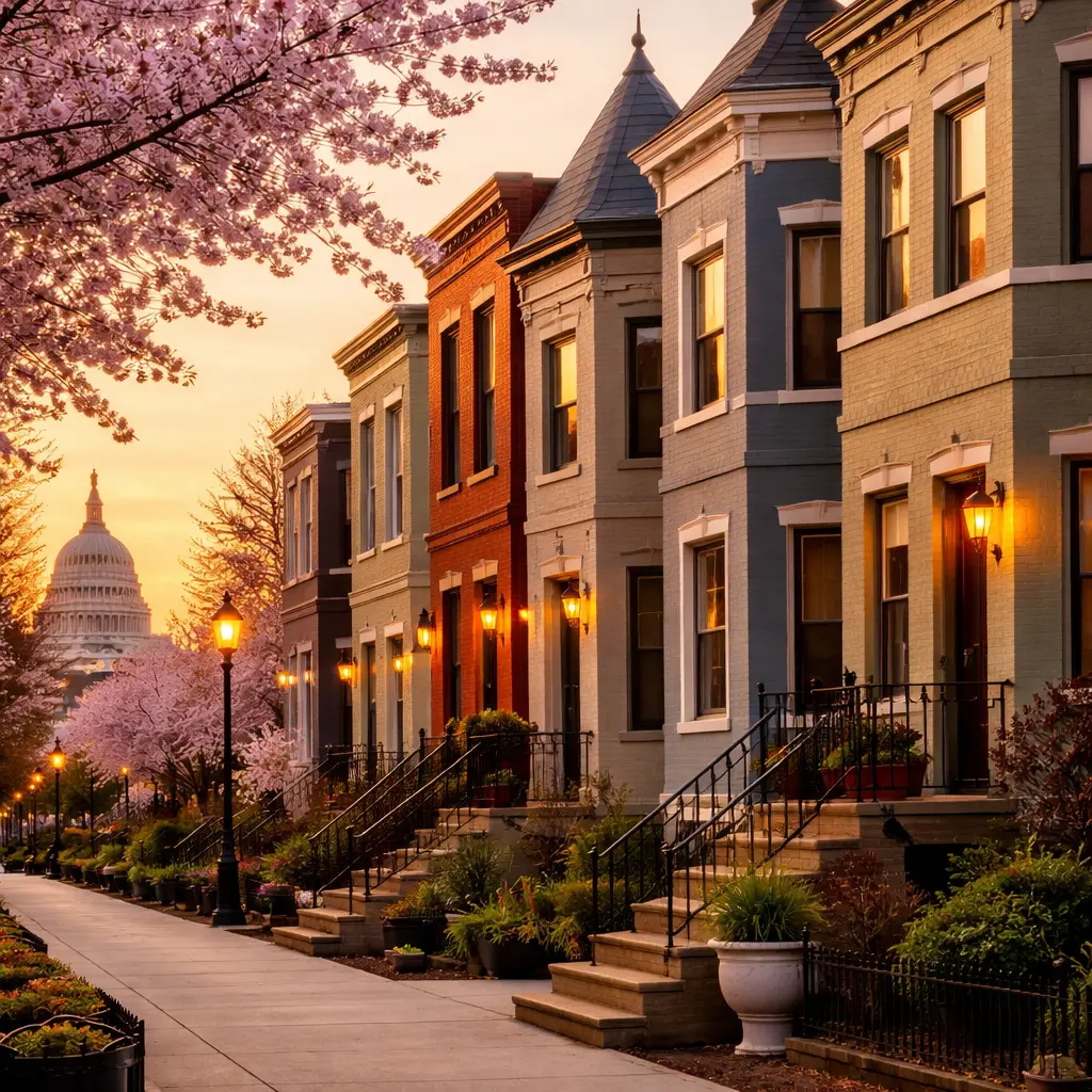 Attractive Capitol Hill block of rowhomes