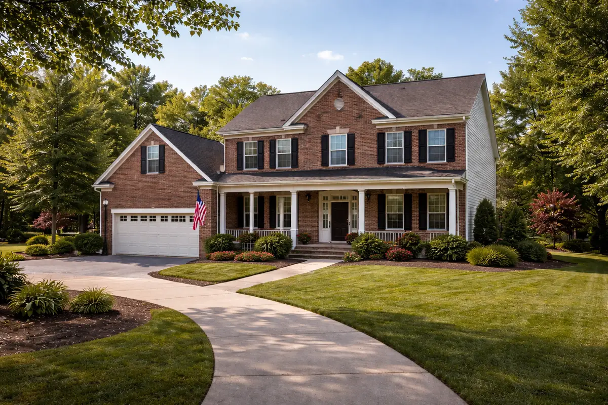 Colonial home in woodbridge va
