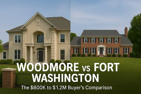 Woodmore vs Fort Washington: The $800K to $1.2M Buyer's Comparison,Kelly Jackson